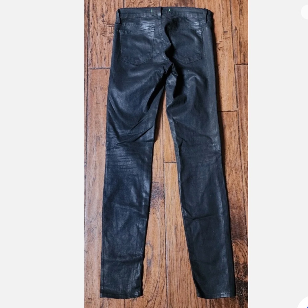 J Brand Super Skinny Coat Black Jeans/Pants Black Sz 25